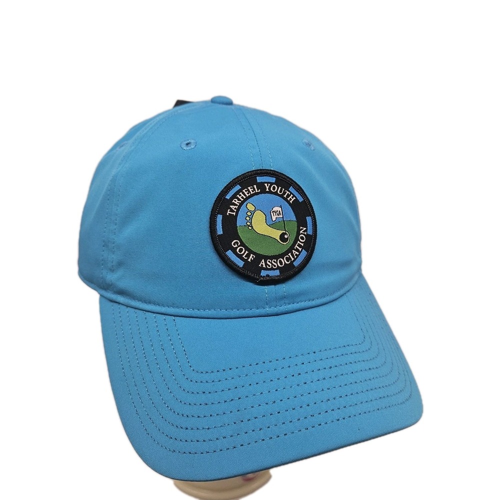 American Dry Goods Hat Men's One Size Blue Embroidered Patch Youth Golf Tarheels